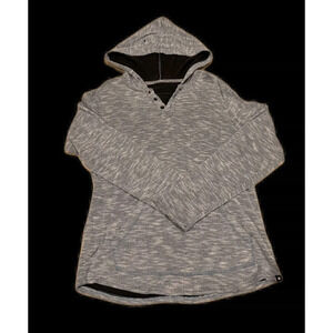 Marled Henley Hoodie